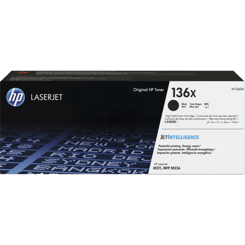 W1360X // 136A / schwarz / original HP Toner schwarz / W1360X / 2400 S.