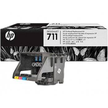 C1Q10A // 711 / bk/c/m/y / original HP Druckkopf / C1Q10A / 48.00 ml