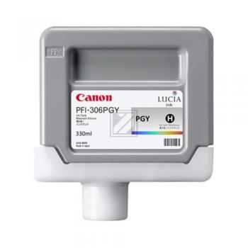 6667B001 // PFI306PGY / original CANON Tintenpatrone grau / 6667B001 / 330.00 ml