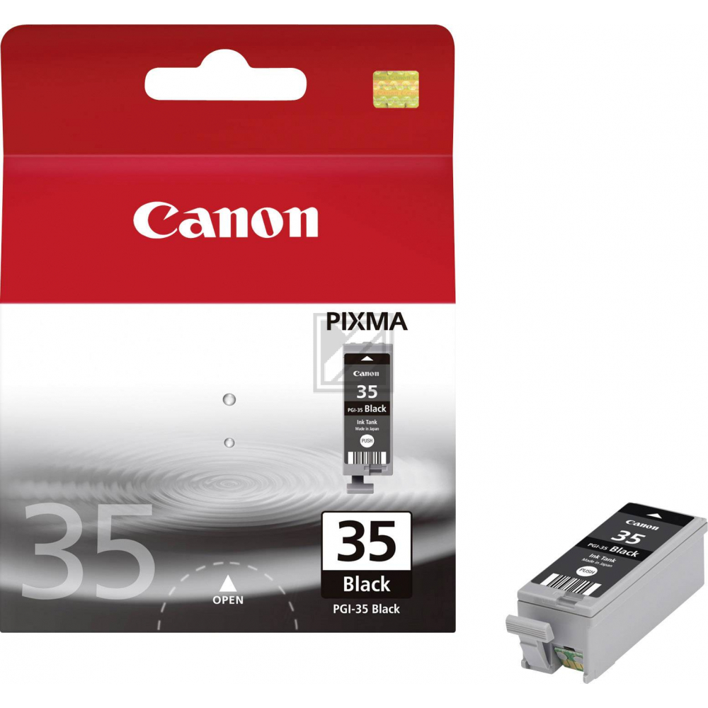 1509B001 // PGI35BK / schwarz / original CANON Tintenpatrone schwarz / 1509B001 / 191 S. / 9.30 ml