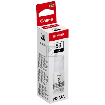 4699C001 // GI53BK / schwarz / original CANON Tintenflasche schwarz / 4699C001 / 3700 S. / 60.00 ml