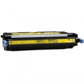 Q6472A // 502A / gelb / original HP Toner gelb / Q6472A / 4000 S.
