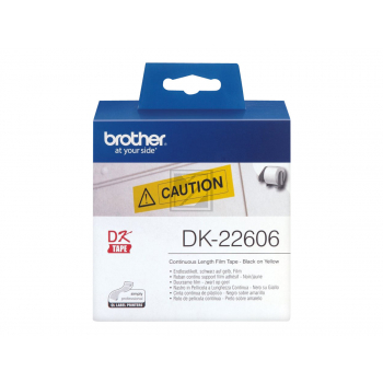 DK22606 / gelb / original BROTHER PTouch Etiketten / DK22606