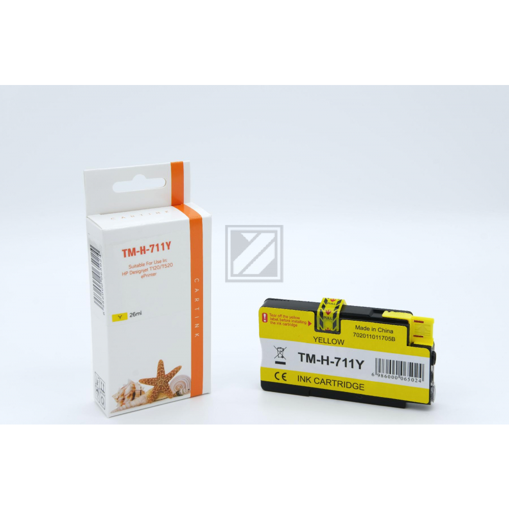 Refill Tinte Yellow für HP / CZ132A / 26ml