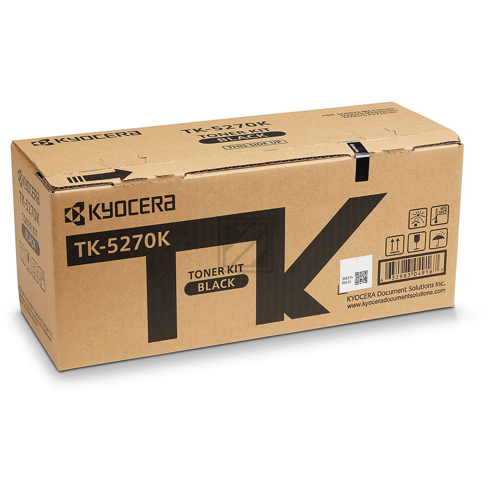 1T02TV0NL0 // TK5270K / schwarz / original KYOCERA Toner schwarz / 1T02TV0NL0 / 8000 S.