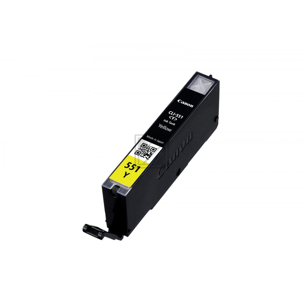 6511B001 // CLI551Y / gelb / original CANON Tintenpatrone gelb / 6511B001 / 344 S. / 7.00 ml