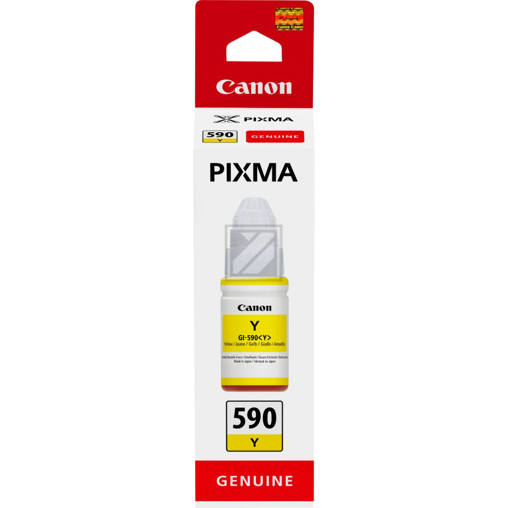 1606C001 // GI590Y / gelb / original CANON Tintenflasche gelb / 1606C001 / 7000 S. / 70.00 ml