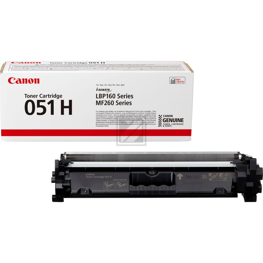 2169C002 // 051H / original CANON Toner schwarz / 2169C002 / 4000 S.
