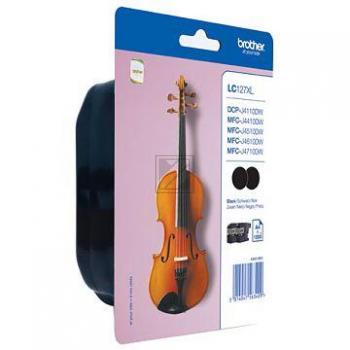 LC127XLBKBP2 / schwarz / original Brother Tintenpa / LC127XLBKBP2 / 1200 S. / 9.00 ml