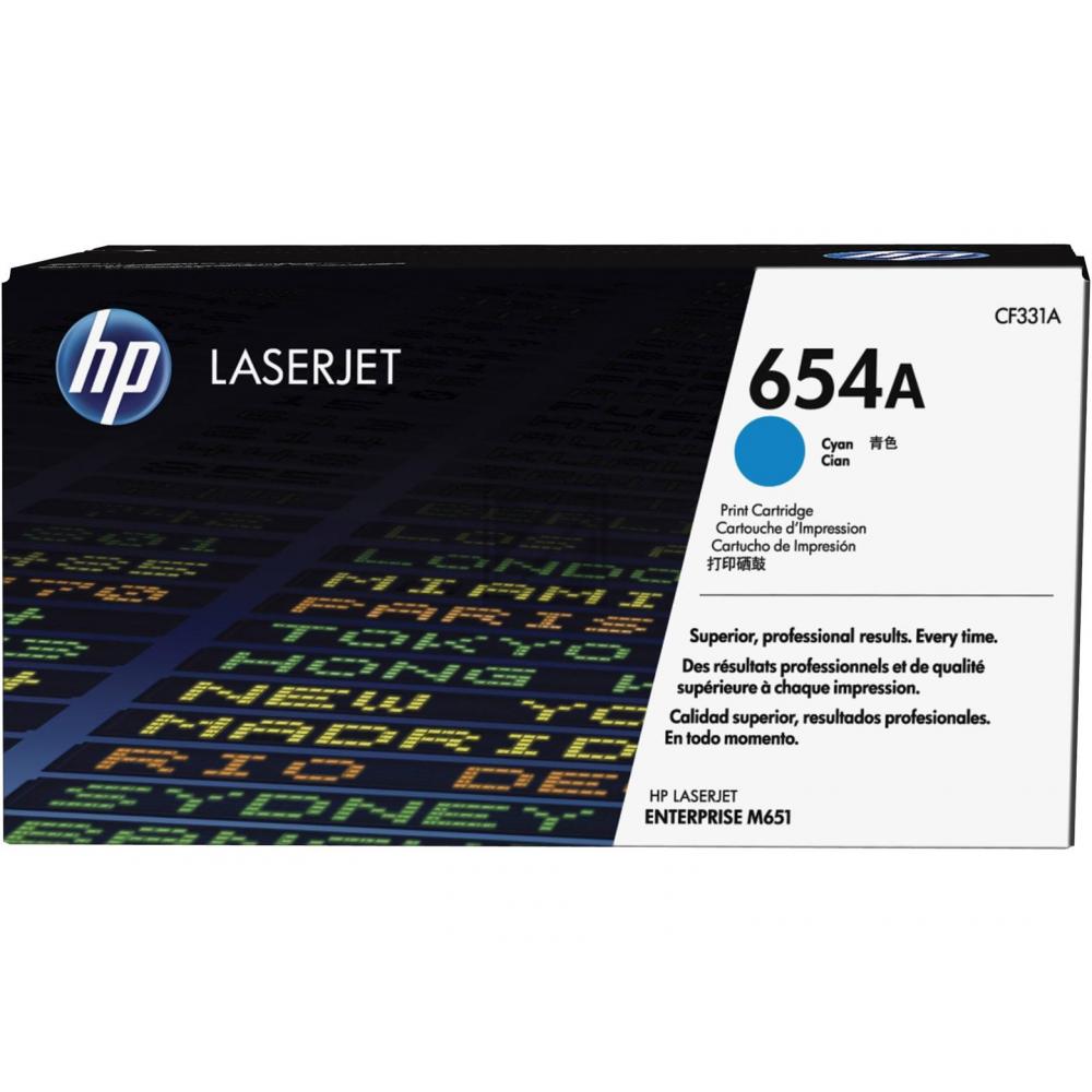 CF331A // 654A / cyan / original HP Toner cyan / CF331A / 15000 S.