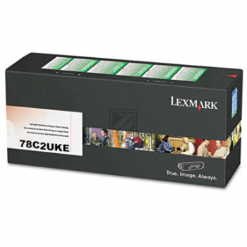 78C2UKE / schwarz / original LEXMARK Toner schwarz / 78C2UKE / 10500 S.