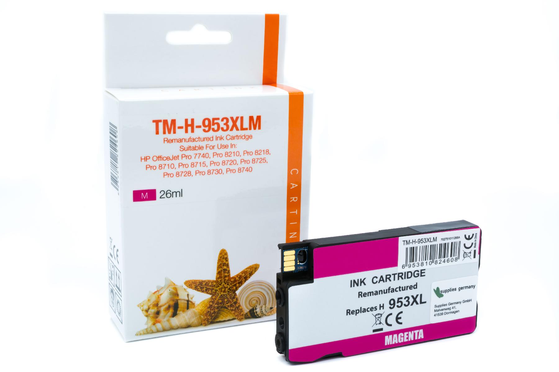 Refill Tinte Magenta für HP / F6U17AE / 26ml
