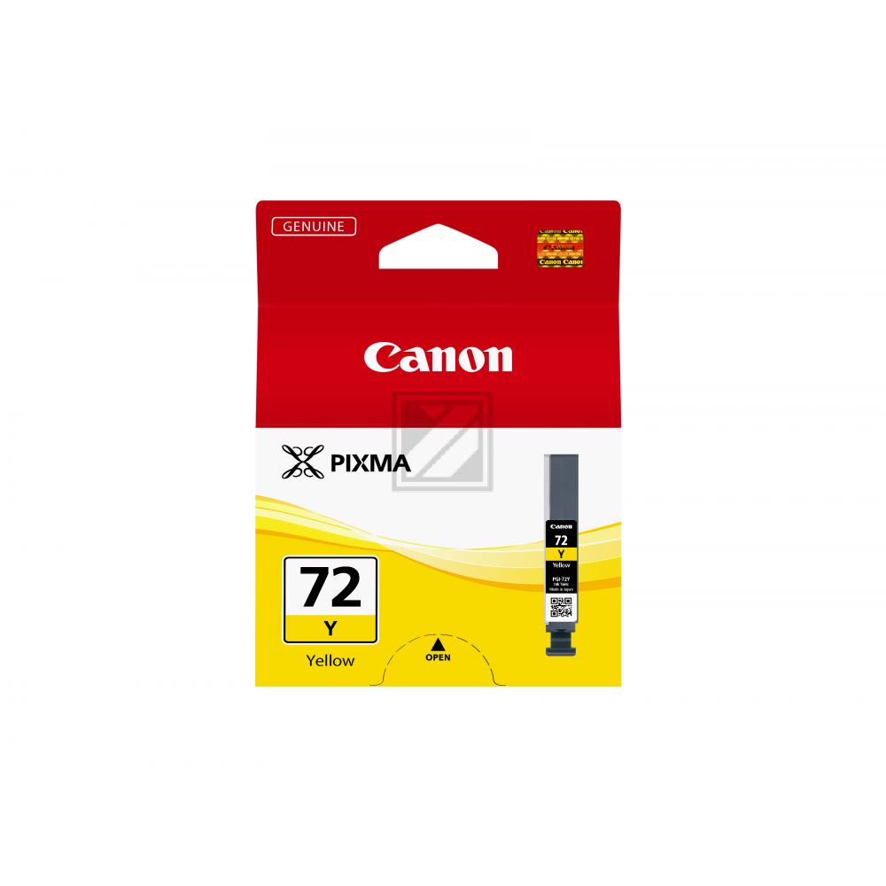 6406B001 // PGI72Y / gelb / original CANON Tintenpatrone gelb / 6406B001 / 14.00 ml