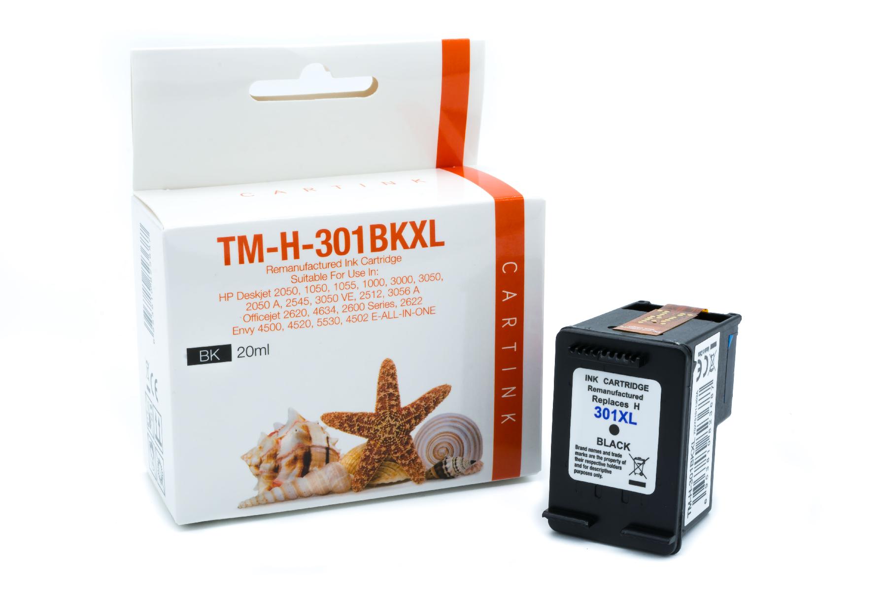 Refill Tinte Black für HP / CH563EE / 20ml
