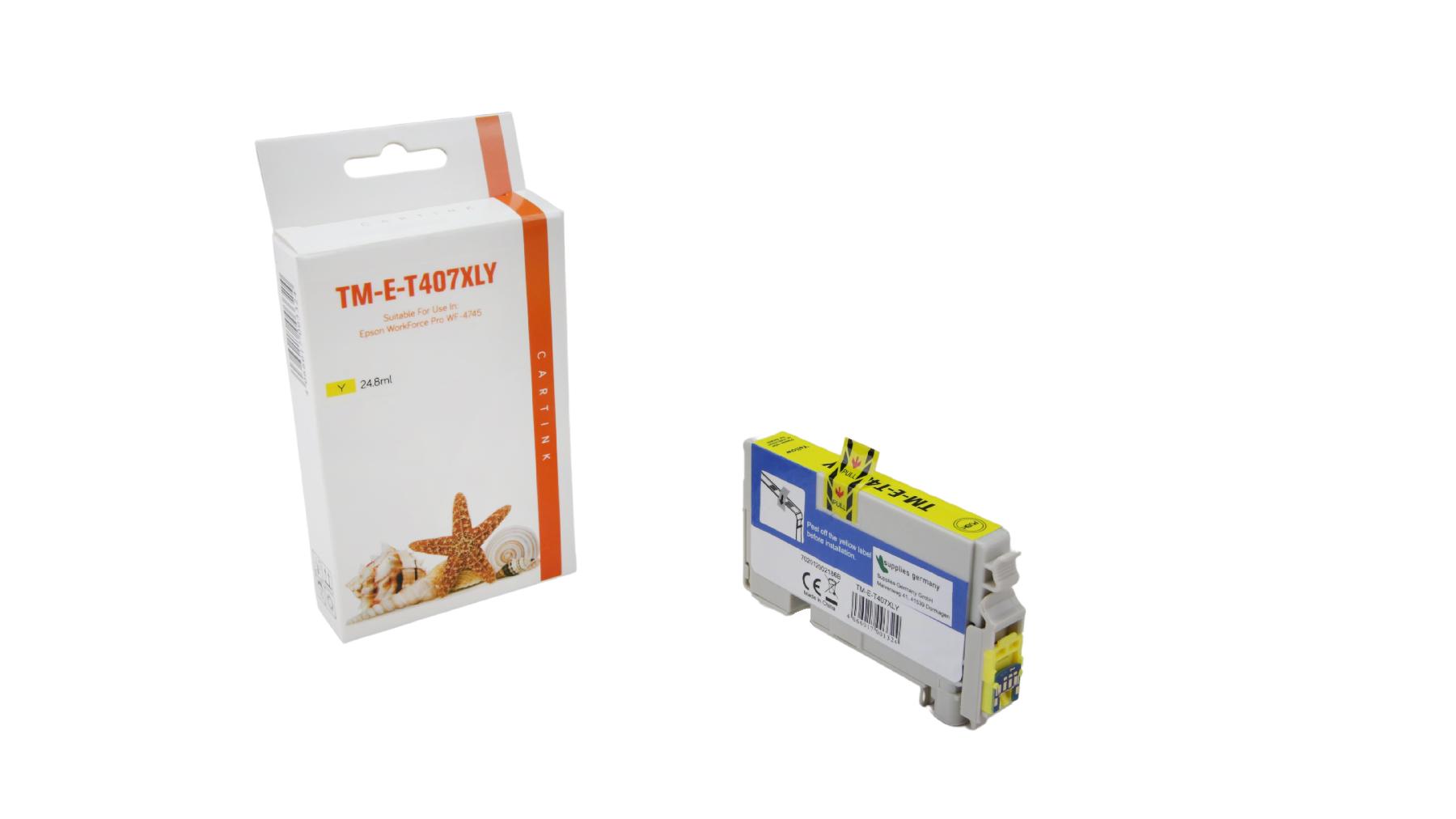 Alternativ Tinte Yellow für Epson / C13T07U440 / 1.900 Seiten