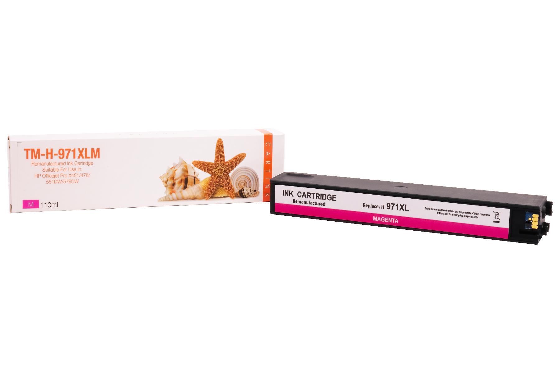 Refill Tinte Magenta für HP / CN627AE / 110ml / 6.600 Seiten
