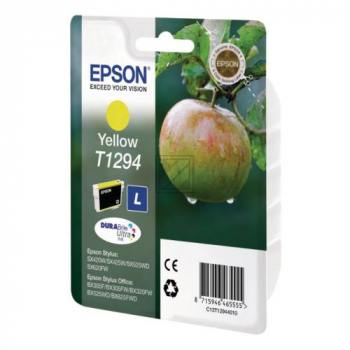 C13T12944012 // T1294 / gelb / original EPSON Tintenpatrone gelb / C13T12944012 / 515 S. / 7.00 ml