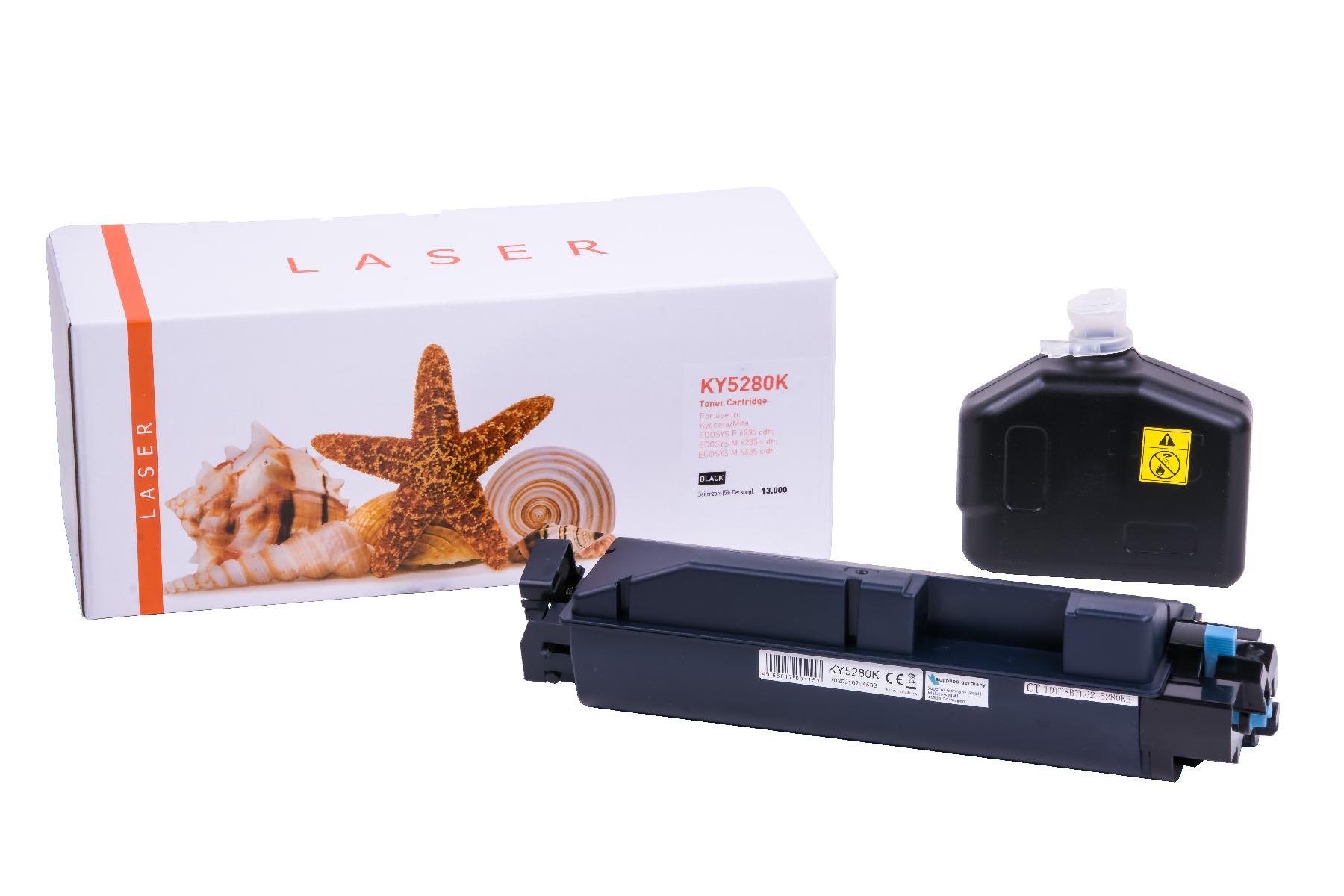 Alternativ Toner Black für Kyocera / TK5280BK / 13.000 Seiten