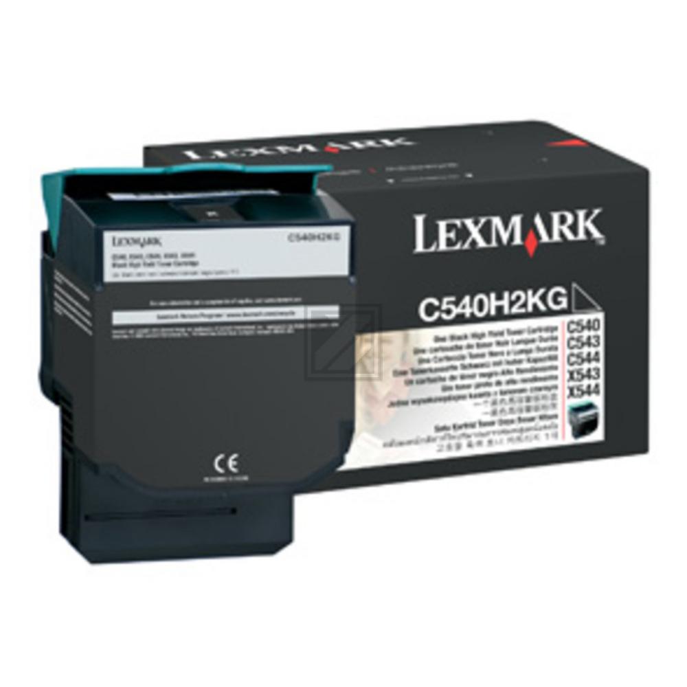 C546U1KG / schwarz / original LEXMARK Toner schwarz / C546U1KG / 8000 S.