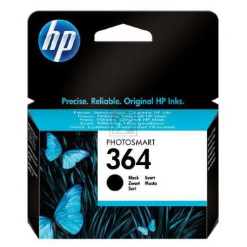 CB316EE // 364 / schwarz / original HP Tintenpatrone schwarz / CB316EE / 250 S. / 6.00 ml