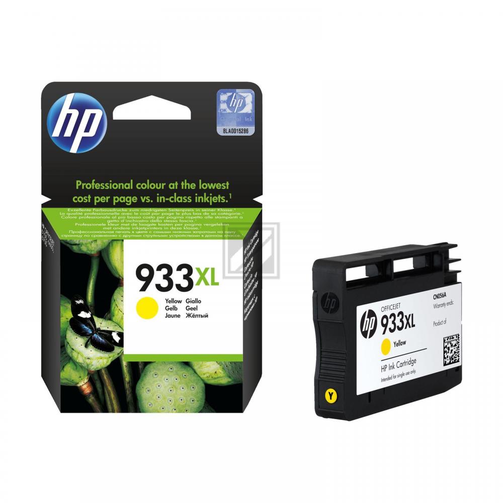 CN056AE // 933XL / gelb / original HP Tintenpatrone gelb / CN056AE / 825 S. / 8.50 ml