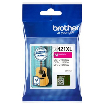 LC421XLM / original BROTHER Tintenpatrone magenta / LC421XLM / 500 S.
