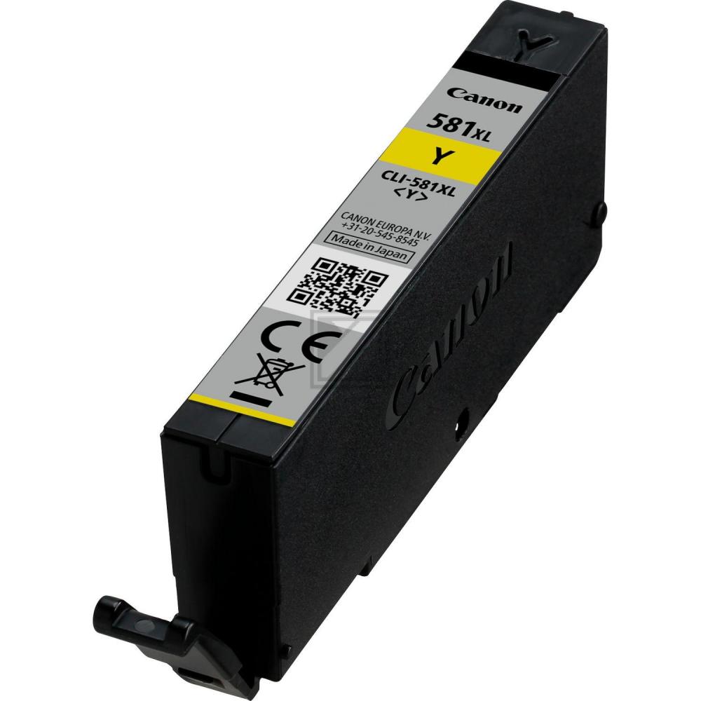 2051C001 // CLI581YXL / gelb / original CANON Tintenpatrone gelb / 2051C001 / 515 S. / 8.30 ml