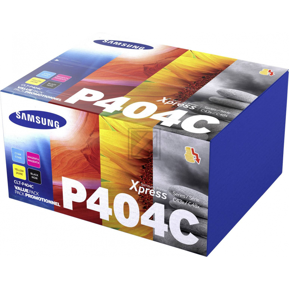 SU365A // CLTP404C / original SAMSUNG Toner MultiPack / SU365A