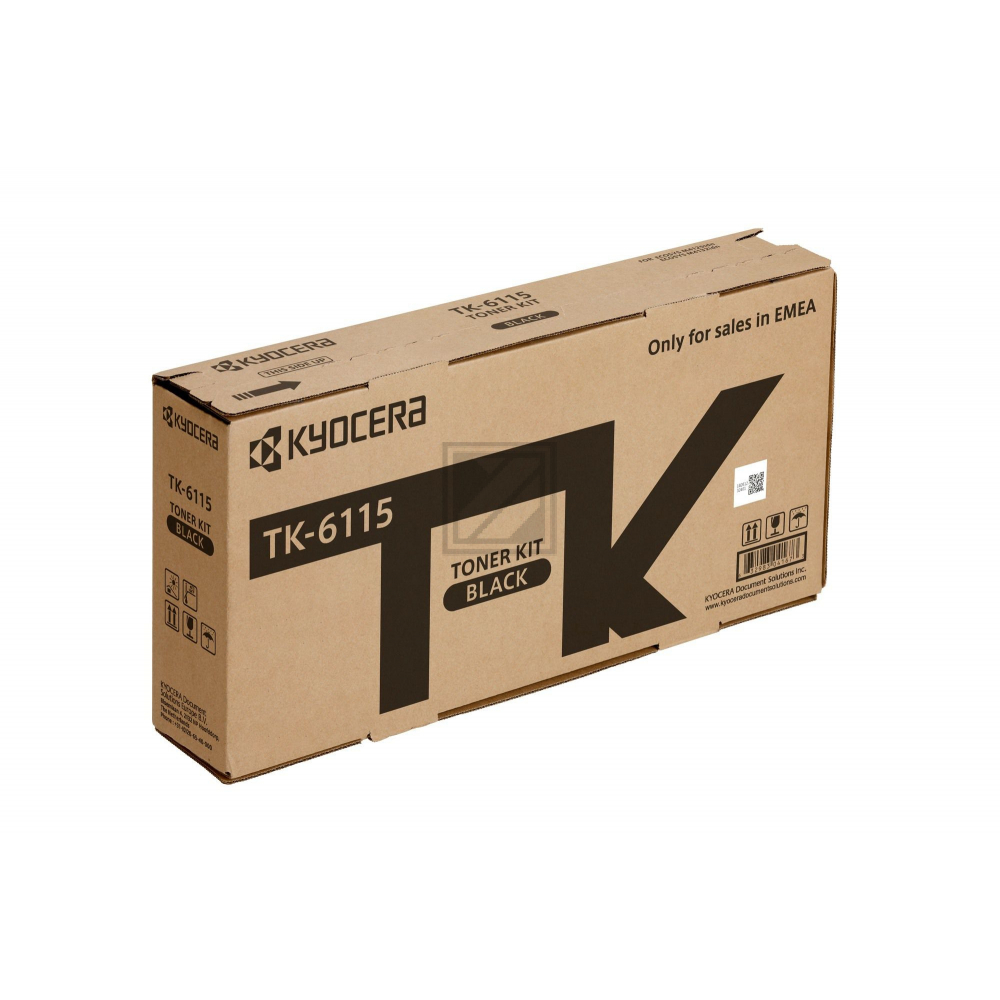 1T02P10NL0 // TK6115 / schwarz / original KYOCERA Toner schwarz / 1T02P10NL0 / 15000 S.