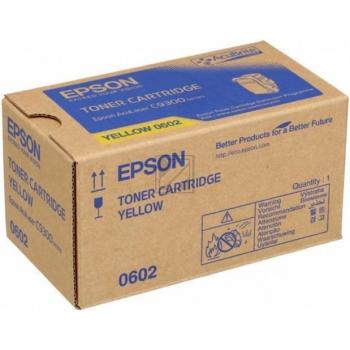 C13S050602 // original // yellow // Epson Toner fü / C13S050602 / 7.500 Seiten