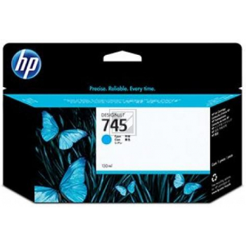 F9J97A // 745 / cyan / original HP Tintenpatrone cyan / F9J97A / 130.00 ml