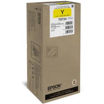 C13T973400 // T9734 / original EPSON Tintenpatrone gelb / C13T973400 / 22000 S. / 192.40 ml