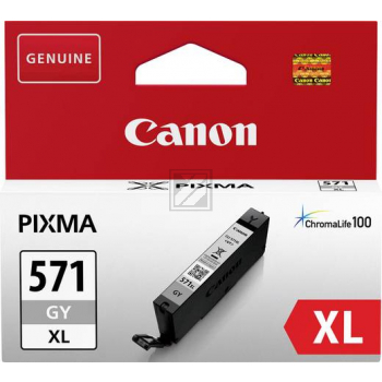 0335C001 // CLI571GYXL / original CANON Tintenpatrone grau / 0335C001 / 3350 S. / 11.00 ml