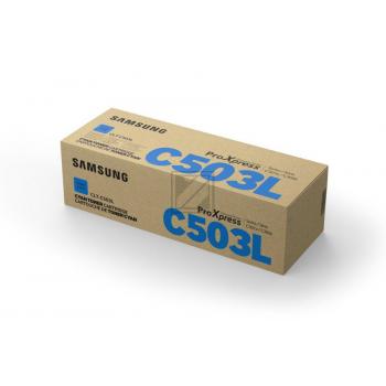 SU014A // CLTC503L / cyan / original SAMSUNG Toner cyan / SU014A / 5000 S.