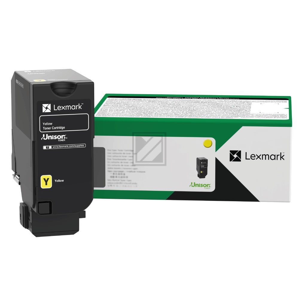 71C2HY0 / original LEXMARK Toner gelb / 71C2HY0 / 10500 S.