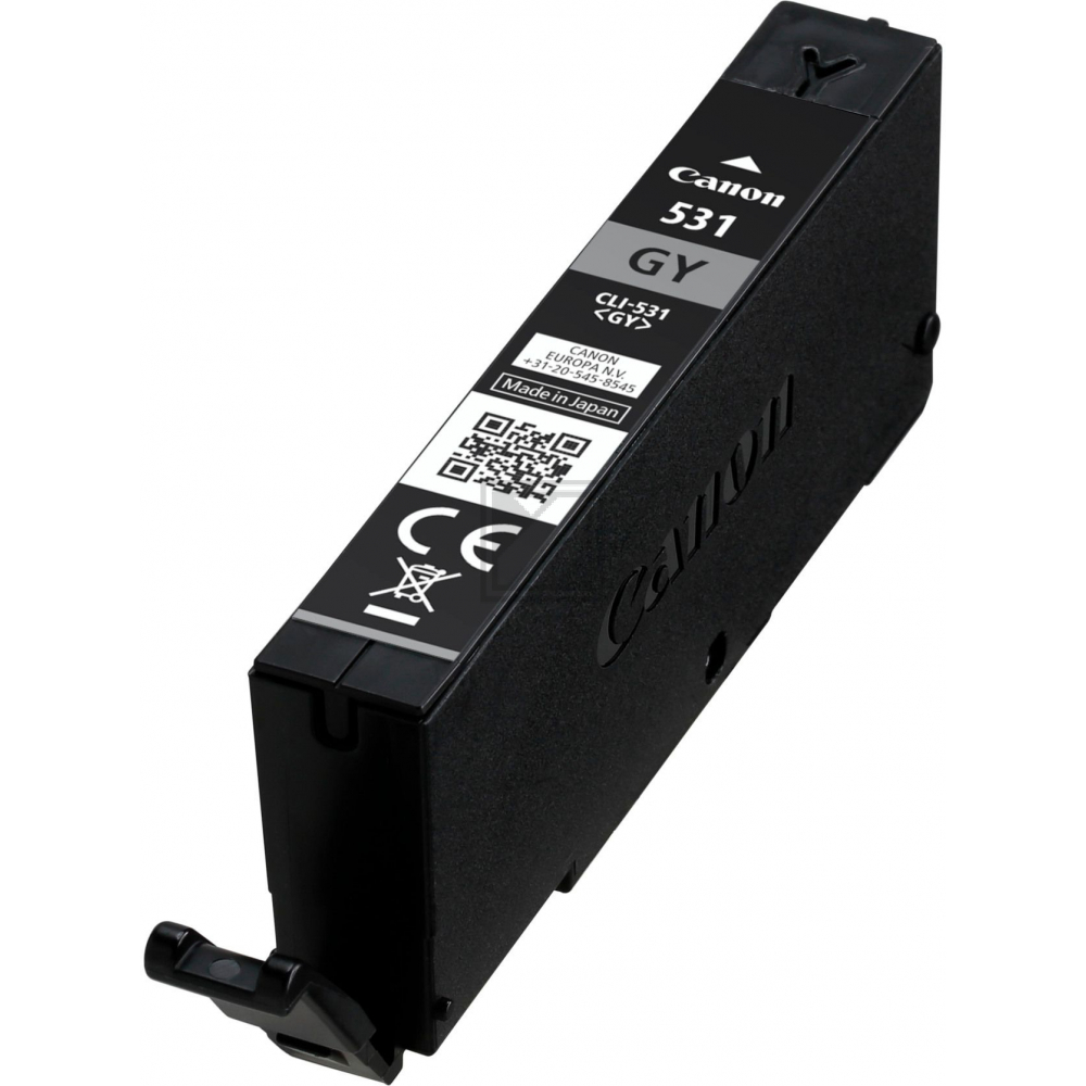 6122C001 // CLI531GY / original CANON Tintenpatrone grau / 6122C001 / 324 S. / 8.20 ml
