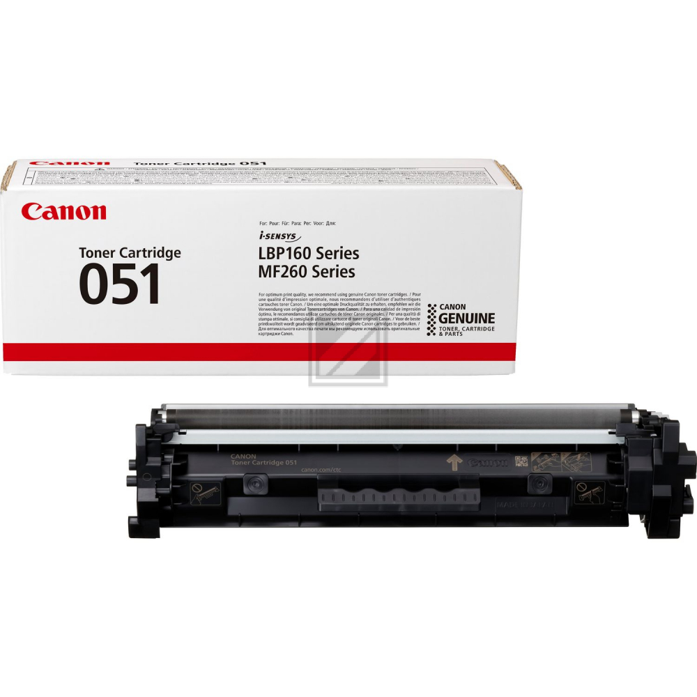 2168C002 // 051 / original CANON Toner schwarz / 2168C002 / 1700 S.