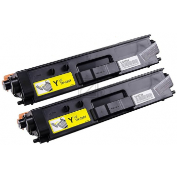 TN329YTWIN / gelb / original BROTHER Toner gelb / TN329YTWIN / 6000 S.