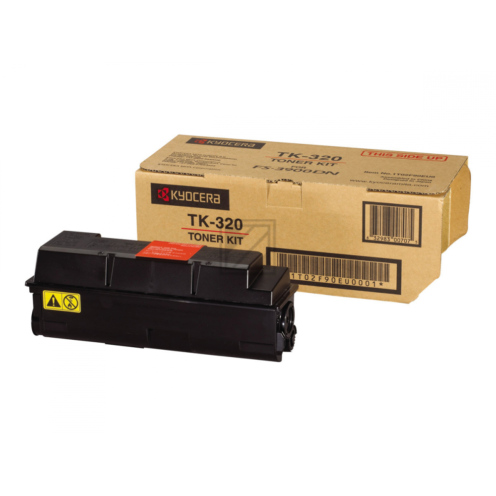 1T02F90EU0 // TK320 / schwarz / original KYOCERA Toner schwarz / 1T02F90EU0 / 15000 S.