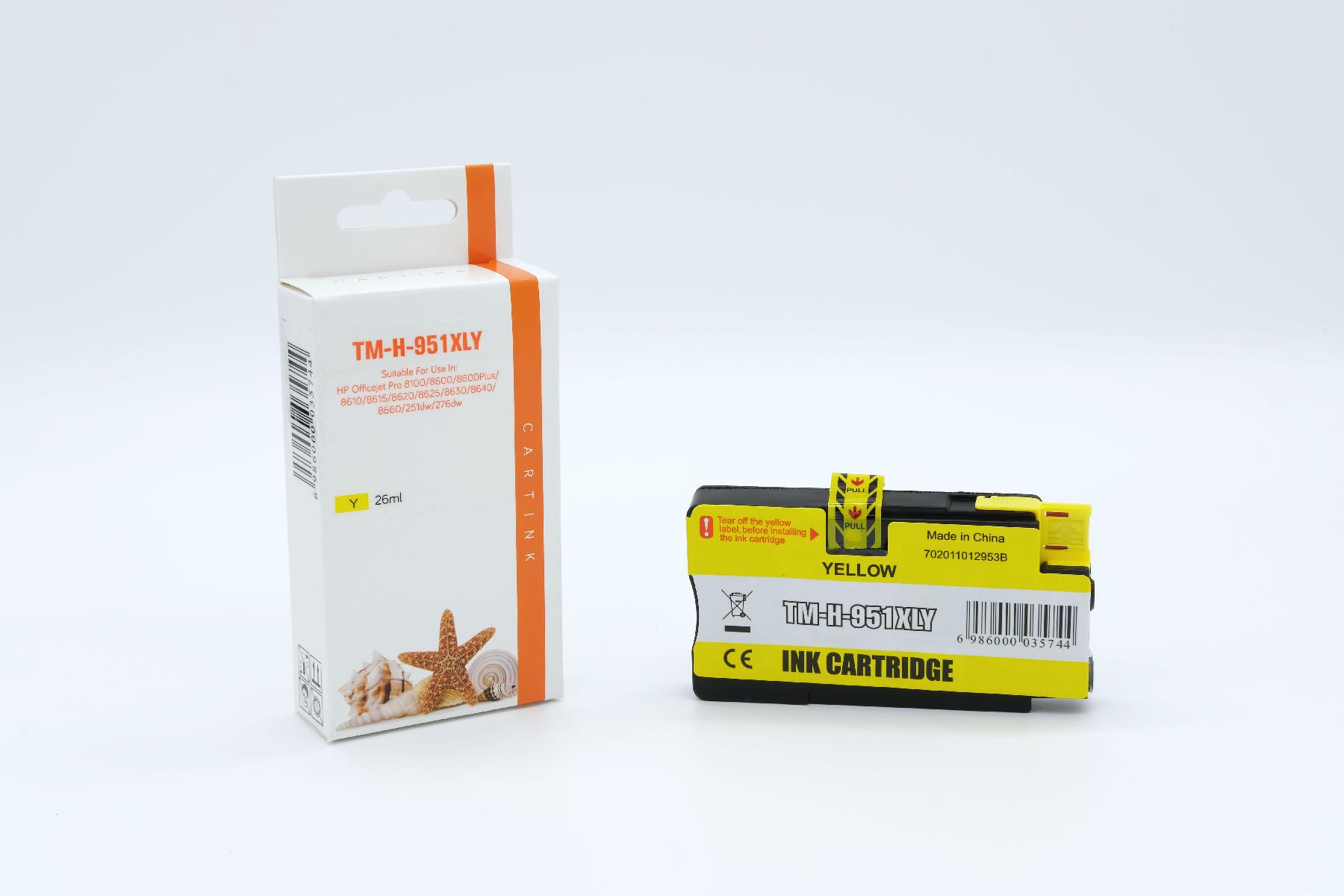 Refill Tinte Yellow für HP / CN048AE / 26ml