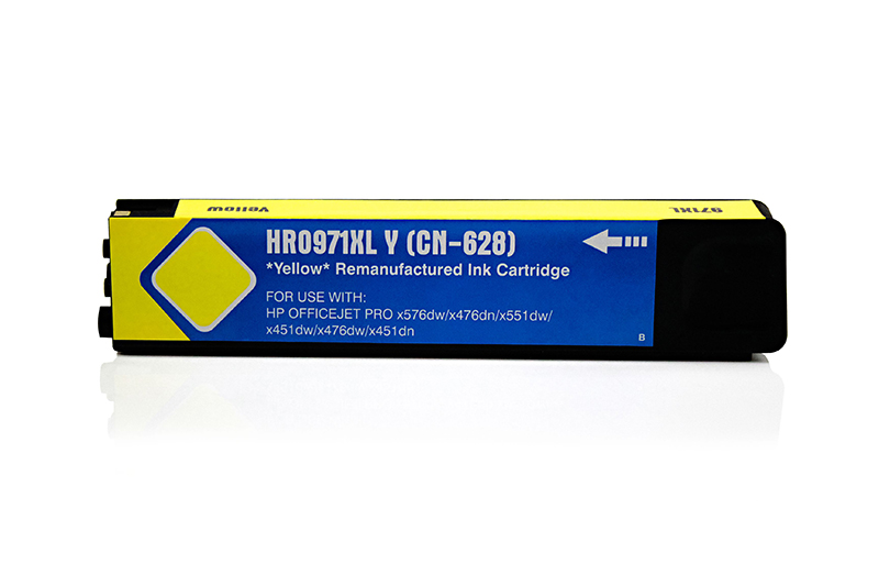 Refill Tinte Yellow für HP / CN628AE / 110ml / 6.600 Seiten