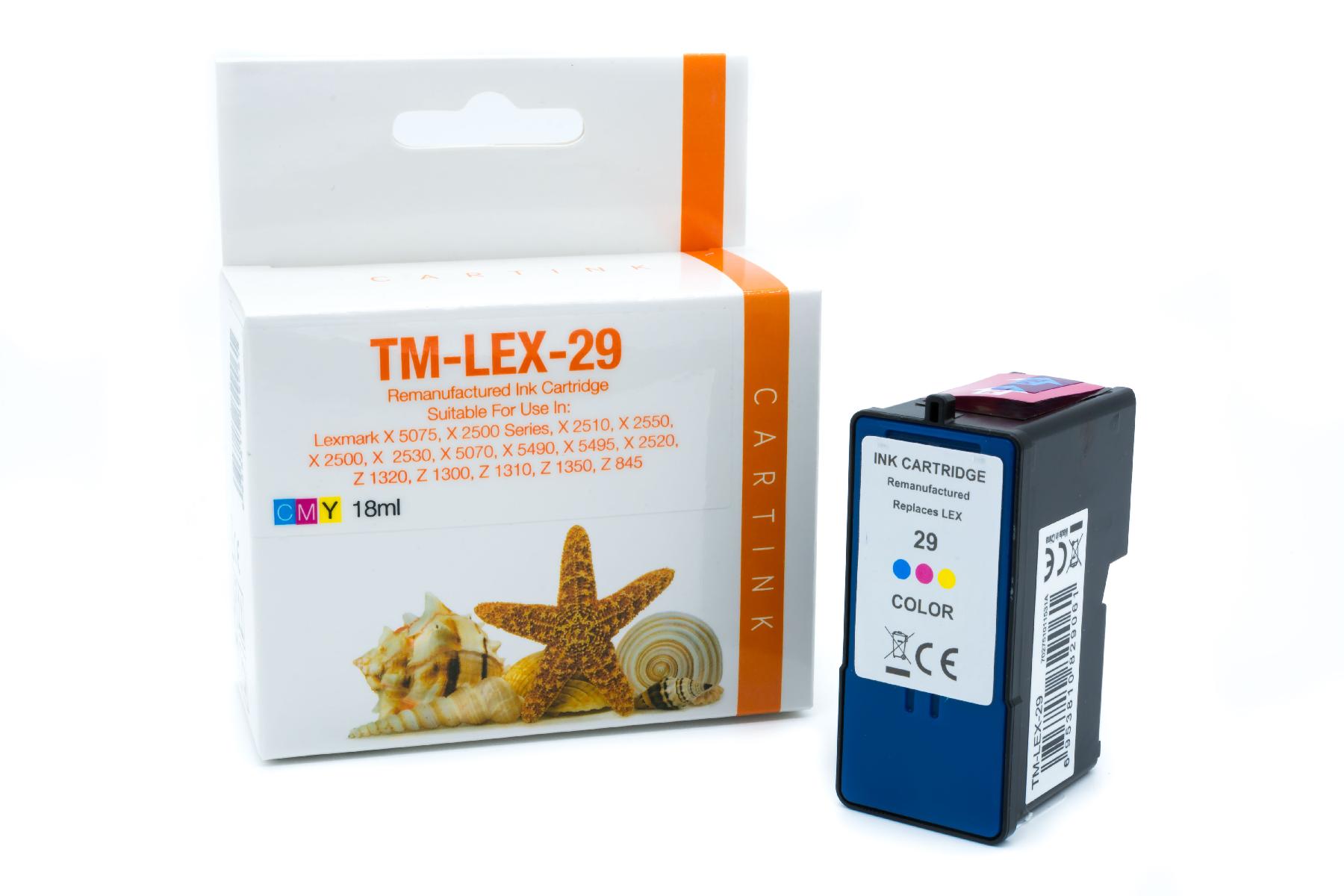 REFLEX29 Refill Tinte Color für Lexmark / 18C1529E / 18ml