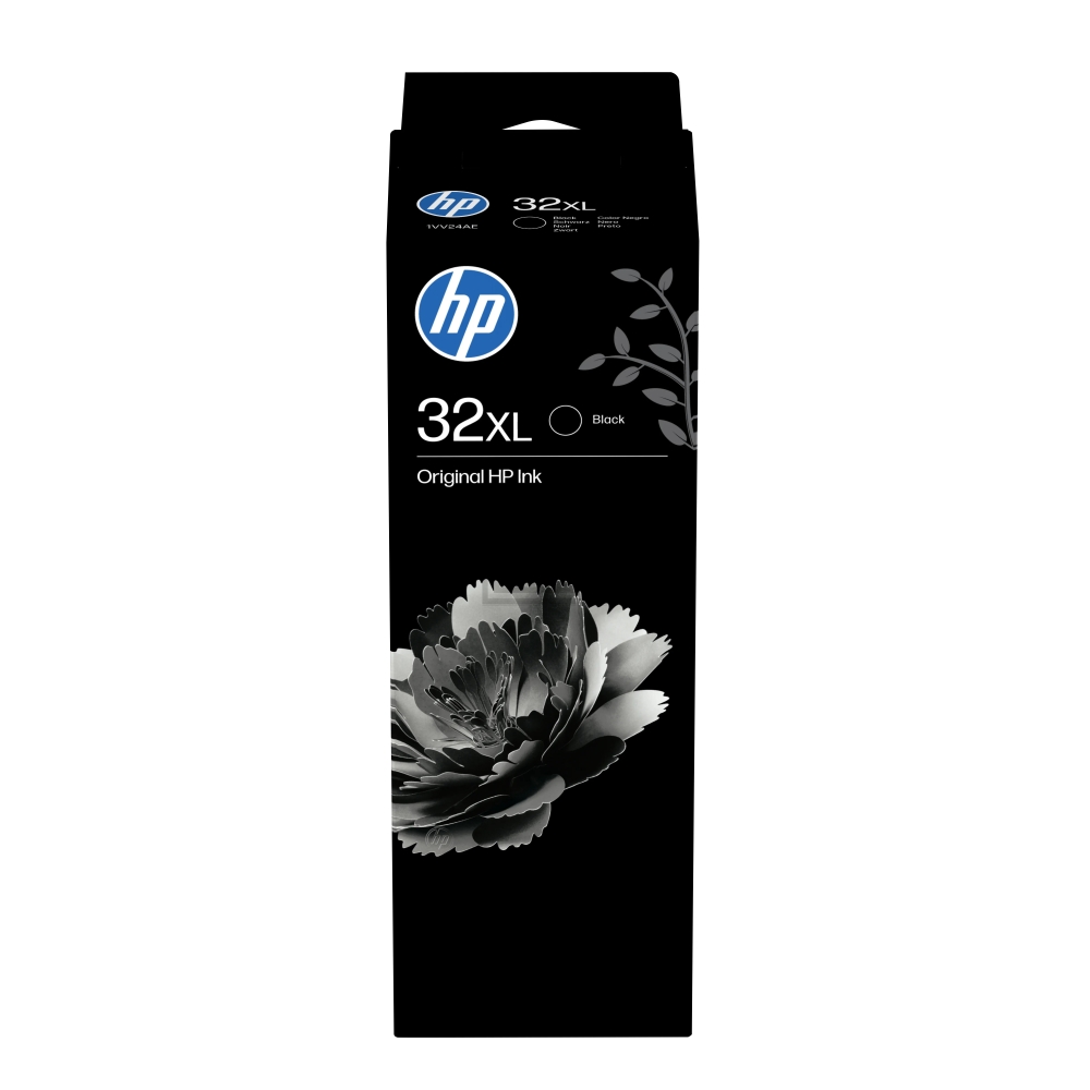 1VV24AE // 32XL / schwarz / original HP Tintenpatrone schwarz / 1VV24AE / 6000 S. / 135.00 ml