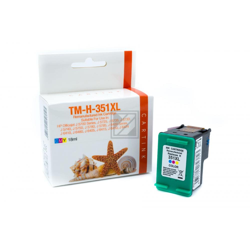 Refill Tinte Color für HP / CB338EE / 18ml