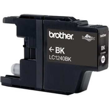 LC1240BKBP2DR / schwarz / original BROTHER Tintenpatrone schwarz / LC1240BKBP2DR / 600 S.