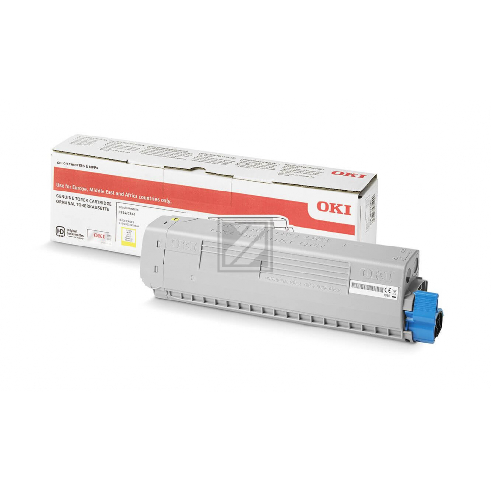 46861305 / gelb / original OKI Toner gelb / 46861305 / 10000 S.