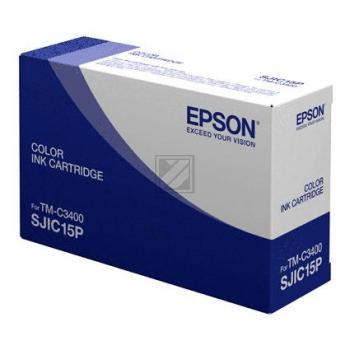 C33S020464 // SJIC15P / cyan / original EPSON Tintenpatrone cyan / C33S020464 / 7500 S. / 78.90 ml
