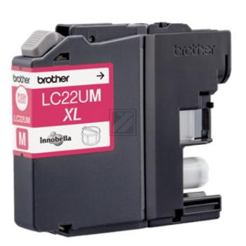 LC22UM / magenta / original BROTHER Tintenpatrone magenta / LC22UM / 1200 S.