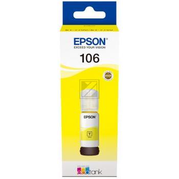 C13T00R440 // 106 / gelb / original EPSON Tintenflasche gelb / C13T00R440 / 5000 S. / 70.00 ml