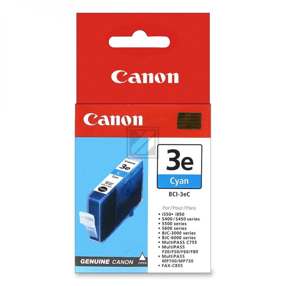 4480A002 // BCI3EC / cyan / original CANON Tintenpatrone cyan / 4480A002 / 390 S. / 14.00 ml